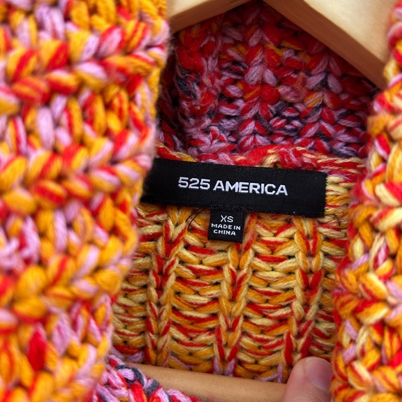 525 America Rainbow knit turtleneck, size xs - Picture 7 of 10